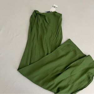 Zara Linen Midi Dress